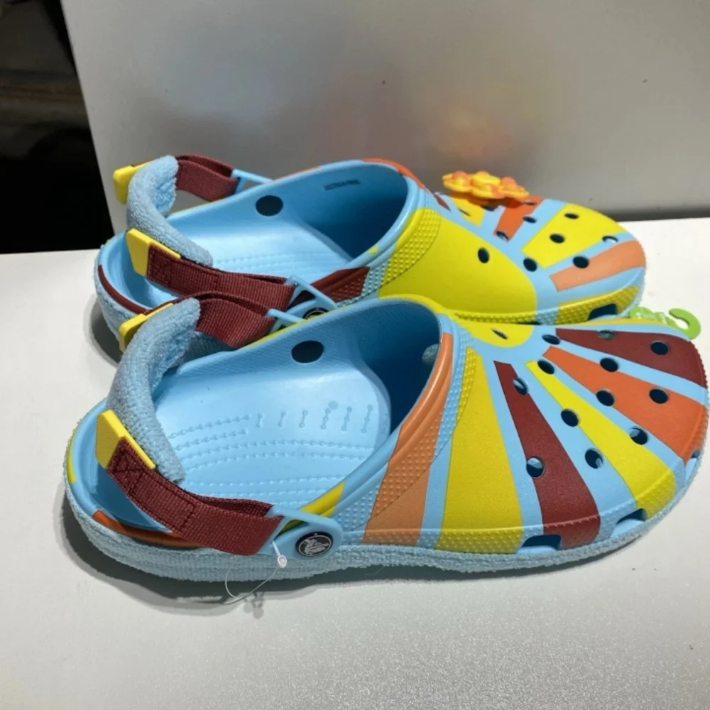 Crocs Zen Garden Sensory Classic Adjustable Terry Cloth Clog Arctic Men’s Sz 13 - Picture 2 of 10